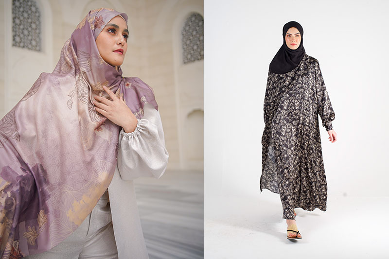 Bisnis Hijab Printing : Styling Hijab Segi Empat yang Mudah dan Aman untuk Ditiru