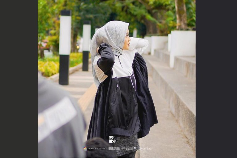 Jasa Print Khimar Pekanbaru dengan Teknik Sublim & Digital Printing Modern