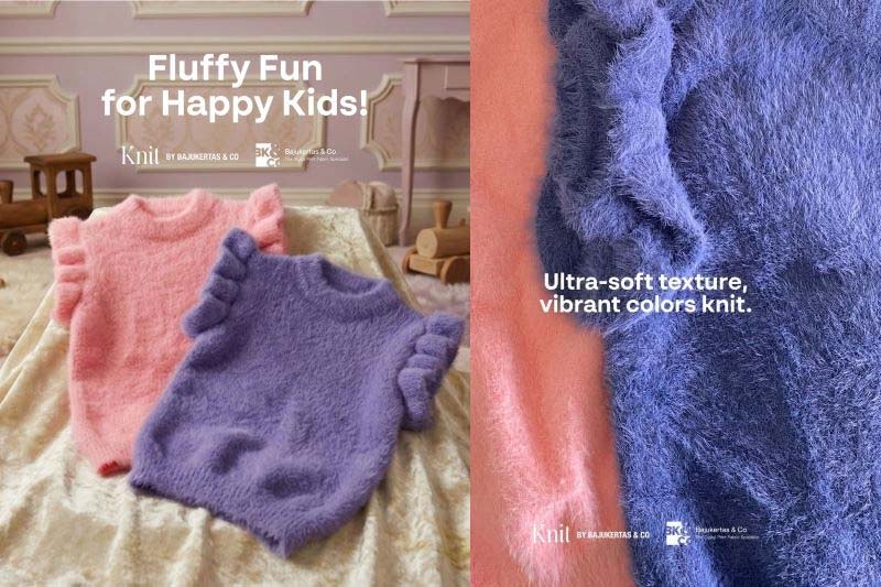 Jasa Knit Berbulu untuk Anak, Peluang Usaha Fashion Anak by Bajukertas & Co