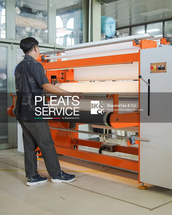 Take a look closer to our pleats machine to process many unique pleats style. #pleats #pleating