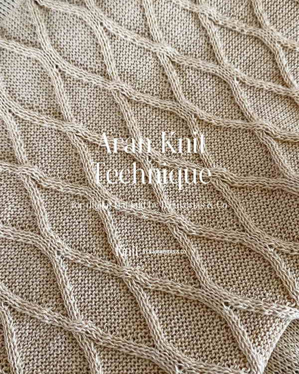 Teknik knit Aran untuk produk knit kamu. #rajut #konveksirajut #produksirajut Bajukertas & Co