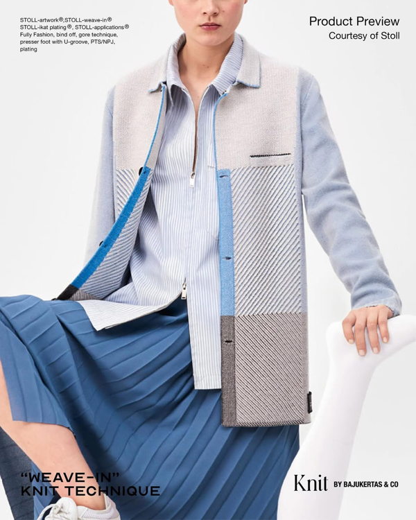 The detail of weave-in technique by Knit by Bajukertas & Co. You can make a knit product such as(1)