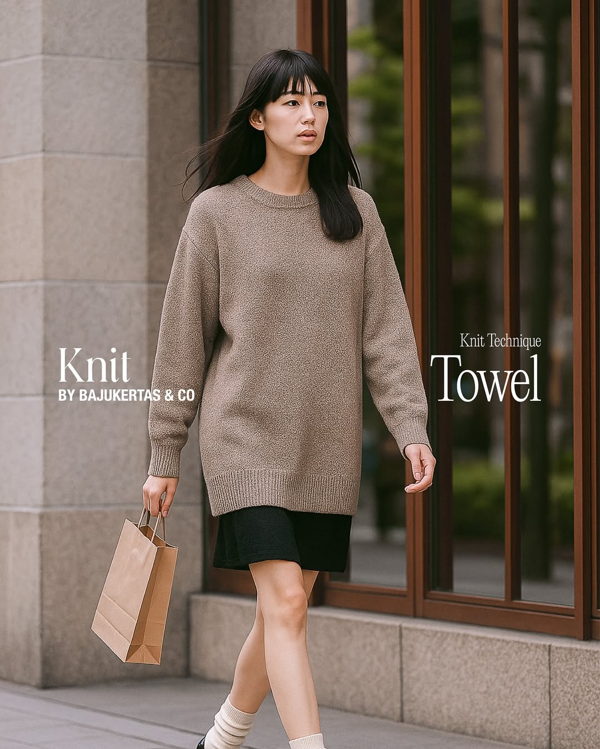 Towel knit technique by Bajukertas & Co. You can choose this technique to deveop your knit produ(1)
